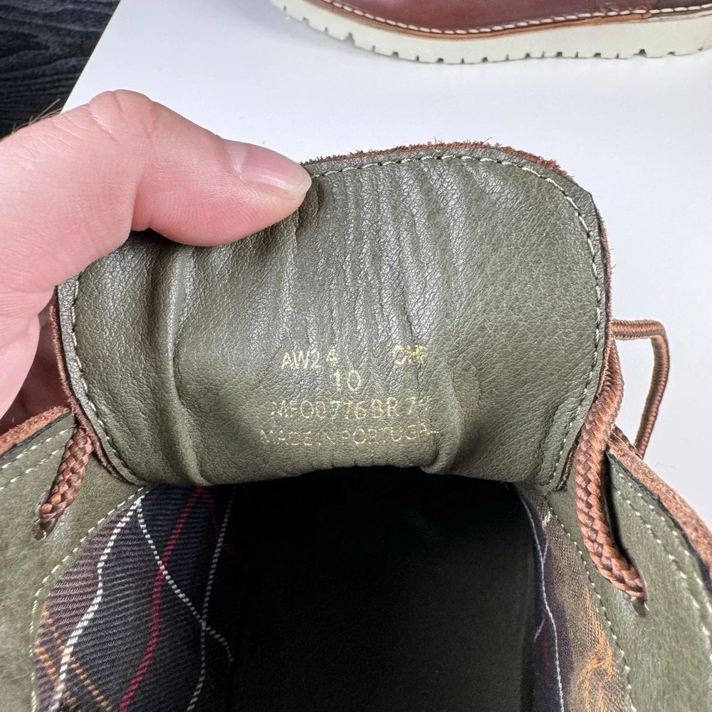 Barbour Bedrock Boots - Men's 10 - Brown - Made in Portugal